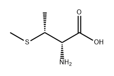 Butanoic acid, 2-amino-3-(methylthio)-, (2S,3R)- Struktur