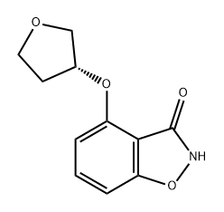 (R)-4-((四氢呋喃-3-基)氧基)苯并[D]异噁唑-3(2H)-酮,1331782-50-3,结构式