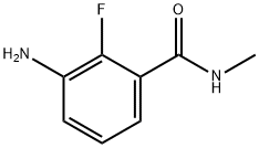 3-Amino-2-fluoro-N-methylbenzamide 化学構造式