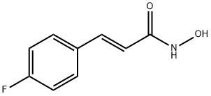 2-Propenamide, 3-(4-fluorophenyl)-N-hydroxy-, (2E)- 化学構造式