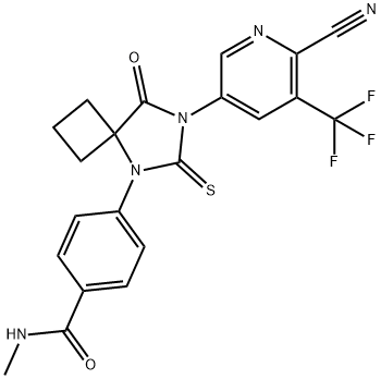 阿帕他胺去氟杂质 结构式