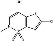 2H-Thieno[2,3-e]-1,2-thiazin-4-ol, 6-chloro-2-methyl-, 1,1-dioxide|氯诺昔康杂质21