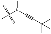 Methanesulfonamide, N-(3,3-dimethyl-1-butyn-1-yl)-N-methyl-,1333483-24-1,结构式