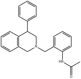 Acetamide, N-[2-[(3,4-dihydro-4-phenyl-2(1H)-isoquinolinyl)methyl]phenyl]-