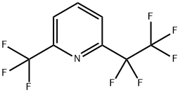 Pyridine, 2-(1,1,2,2,2-pentafluoroethyl)-6-(trifluoromethyl)- Structure