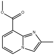 Imidazo[1,2-a]pyridine-8-carboxylic acid, 2-methyl-, methyl ester 结构式