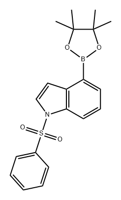 1334950-73-0 1-(苯磺酰基)-4-(4,4,5,5-四甲基-1,3,2-二氧硼杂环戊烷-2-基)-1H-吲哚