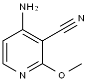 4-氨基-2-甲氧基烟腈,1335049-44-9,结构式