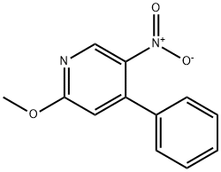 2-Methoxy-5-nitro-4-phenylpyridine 结构式