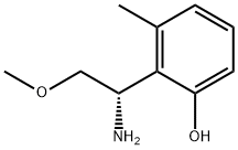 (S)2-(1-amino-2-methoxyethyl)-3-methylphenol,1335361-99-3,结构式