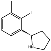 2-(2-iodo-3-methylphenyl)pyrrolidine,1335411-48-7,结构式