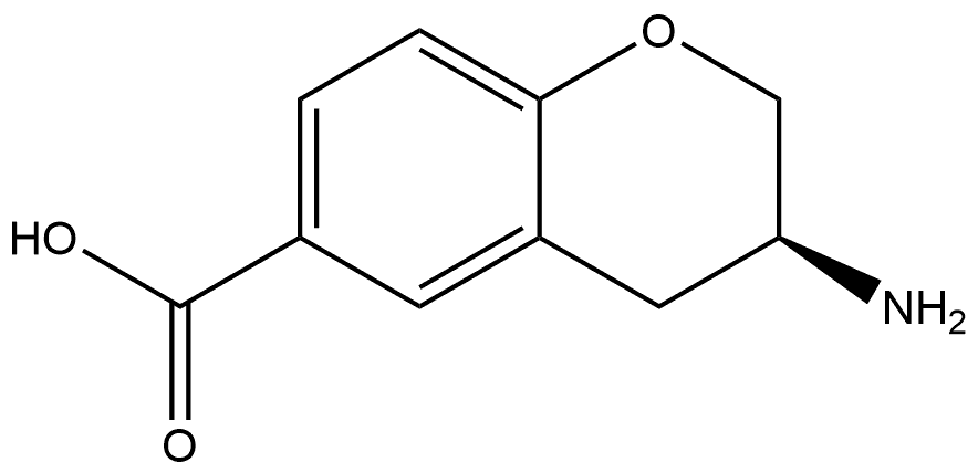 (S)-3-aminochromane-6-carboxylic acid,1335494-72-8,结构式