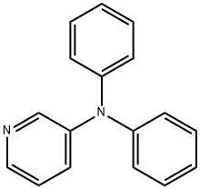 N,N-DIPHENYLPYRIDIN-3-AMINE 结构式