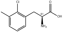 (2S)-2-amino-3-(2-chloro-3-methylphenyl)propanoic acid Structure