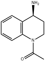 Ethanone, 1-[(4S)-4-amino-3,4-dihydro-1(2H)-quinolinyl]- Structure