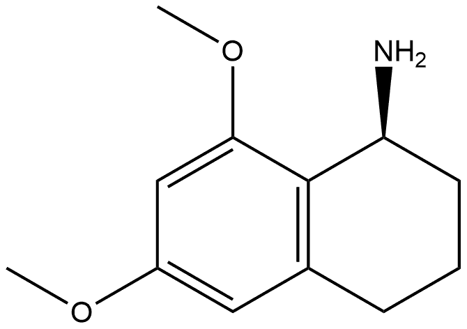 (S)-6,8-dimethoxy-1,2,3,4-tetrahydronaphthalen-1-amine Structure