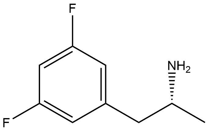 Benzeneethanamine, 3,5-difluoro-α-methyl-, (αR)- Structure