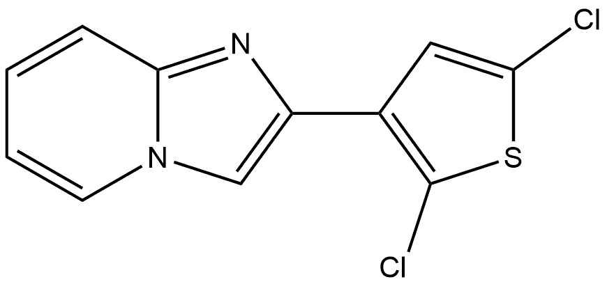 2-(2,5-dichlorothiophen-3-yl)imidazo[1,2-a]pyridine Structure