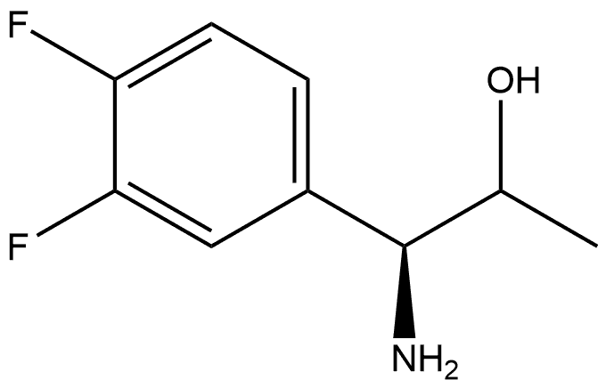 (1S)-1-amino-1-(3,4-difluorophenyl)propan-2-ol,1336833-83-0,结构式