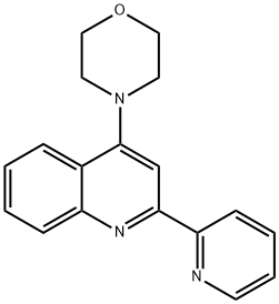 4-(2-(Pyridin-2-yl)quinolin-4-yl)morpholine Struktur