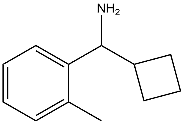 1-cyclobutyl-1-(2-methylphenyl)methanamine Struktur