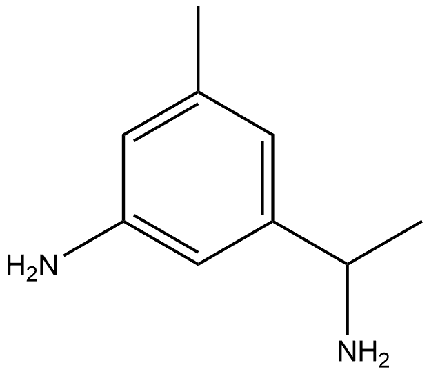 3-Amino-α,5-dimethylbenzenemethanamine Structure
