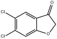 5,6-二氯苯并呋喃-3(2H)-酮,1337842-14-4,结构式