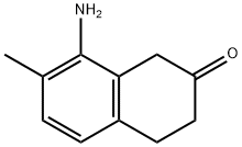 8-Amino-7-methyl-3,4-dihydronaphthalen-2(1H)-one 结构式