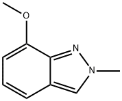 2H-Indazole, 7-methoxy-2-methyl-,1337880-55-3,结构式