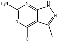 4-Chloro-3-methyl-1H-pyrazolo[3,4-d]pyrimidin-6-amine Structure