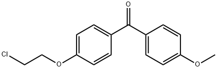 Methanone, [4-(2-chloroethoxy)phenyl](4-methoxyphenyl)- Struktur
