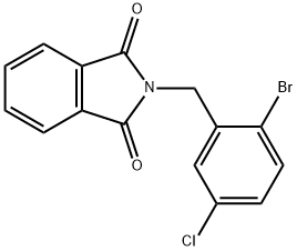 1H-Isoindole-1,3(2H)-dione, 2-[(2-bromo-5-chlorophenyl)methyl]-