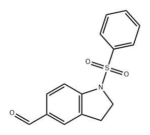 1H-Indole-5-carboxaldehyde, 2,3-dihydro-1-(phenylsulfonyl)-