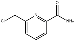 2-Pyridinecarboxamide, 6-(chloromethyl)- Struktur