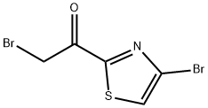 Ethanone, 2-bromo-1-(4-bromo-2-thiazolyl)- 化学構造式