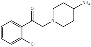 Ethanone, 2-(4-amino-1-piperidinyl)-1-(2-chlorophenyl)- Structure
