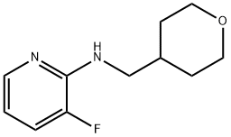 3-fluoro-N-[(oxan-4-yl)methyl]pyridin-2-amine Structure