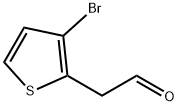 2-Thiopheneacetaldehyde, 3-bromo- Structure