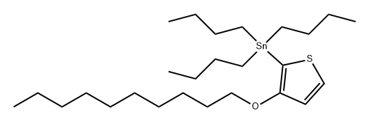 Stannane, tributyl[3-(decyloxy)-2-thienyl]-,1339031-71-8,结构式