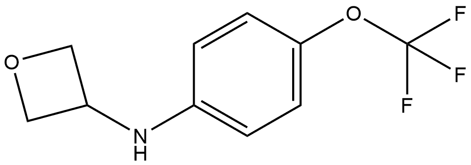 N-[4-(Trifluoromethoxy)phenyl]-3-oxetanamine Structure