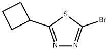 2-溴-5-环丁基-1,3,4-噻二唑, 1339139-81-9, 结构式