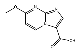 Imidazo[1,2-a]pyrimidine-3-carboxylic acid, 7-methoxy- Struktur