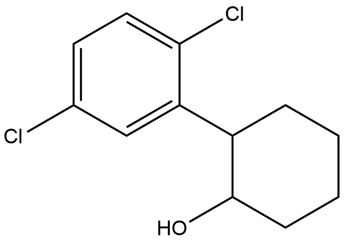 2-(2,5-Dichlorophenyl)cyclohexanol Structure