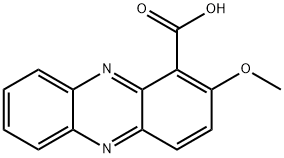 1-Phenazinecarboxylic acid, 2-methoxy- Structure