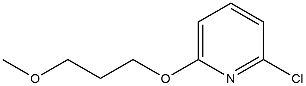 Pyridine, 2-chloro-6-(3-methoxypropoxy)- Structure