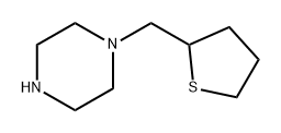 Piperazine, 1-[(tetrahydro-2-thienyl)methyl]- Struktur