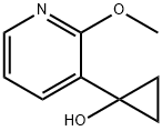 Cyclopropanol, 1-(2-methoxy-3-pyridinyl)- Structure