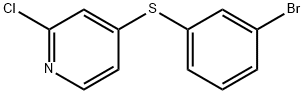 4-[(3-bromophenyl)sulfanyl]-2-chloropyridine Structure