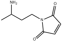 1H-Pyrrole-2,5-dione, 1-(3-aminobutyl)- Structure