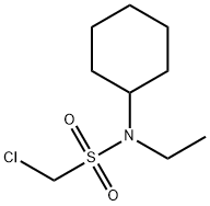 Methanesulfonamide, 1-chloro-N-cyclohexyl-N-ethyl- Structure